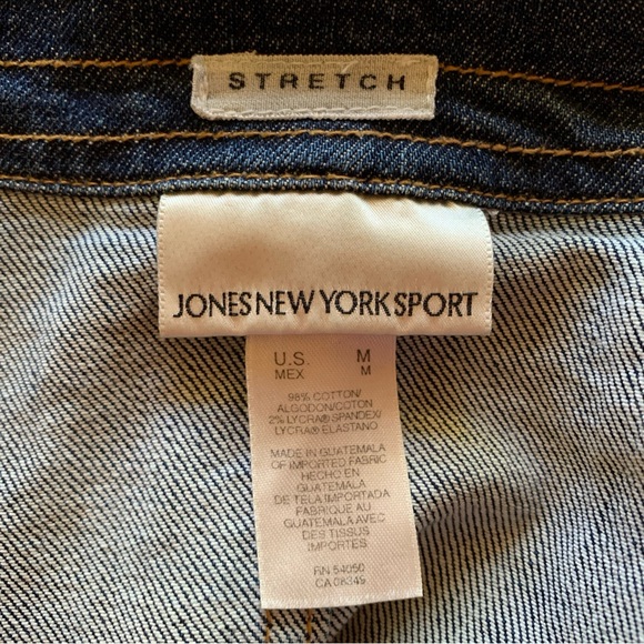 Women’s JONES NEW YORK Set Stretch Denim Jacket Size M & Denim Jeans Size 8 - Picture 7 of 13